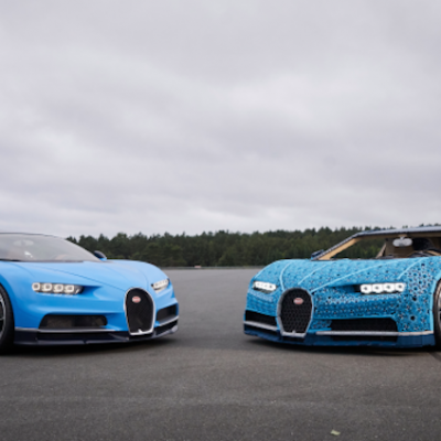Bugatti Chiron: carro LEGO