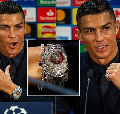 Cristiano Ronaldo: relógio Caviar Tourbillon, 1,8M€