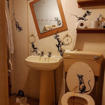Banksy: arte no WC
